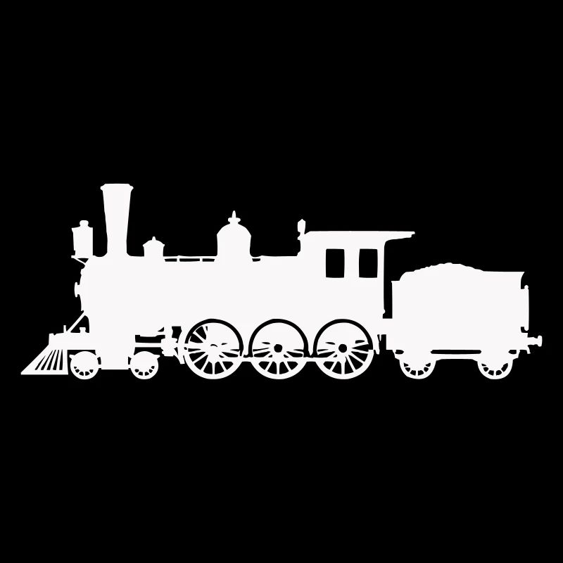 Silhouette de locomotive à vapeur