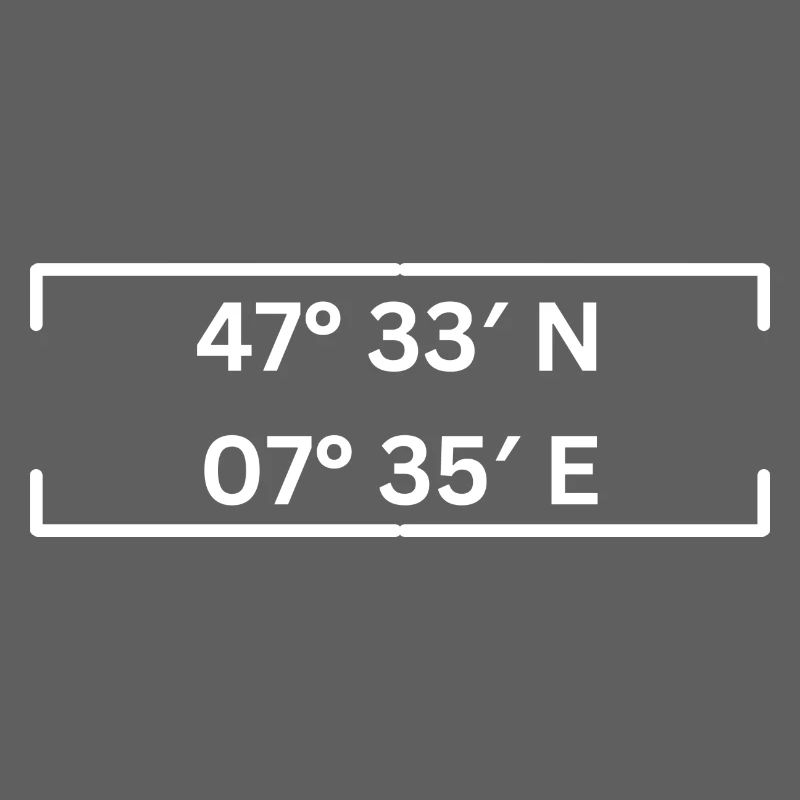 coordinates Basel Minimalist