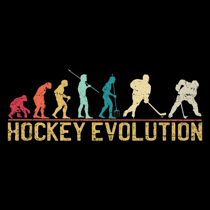Conception de la silhouette Hockey Evolution