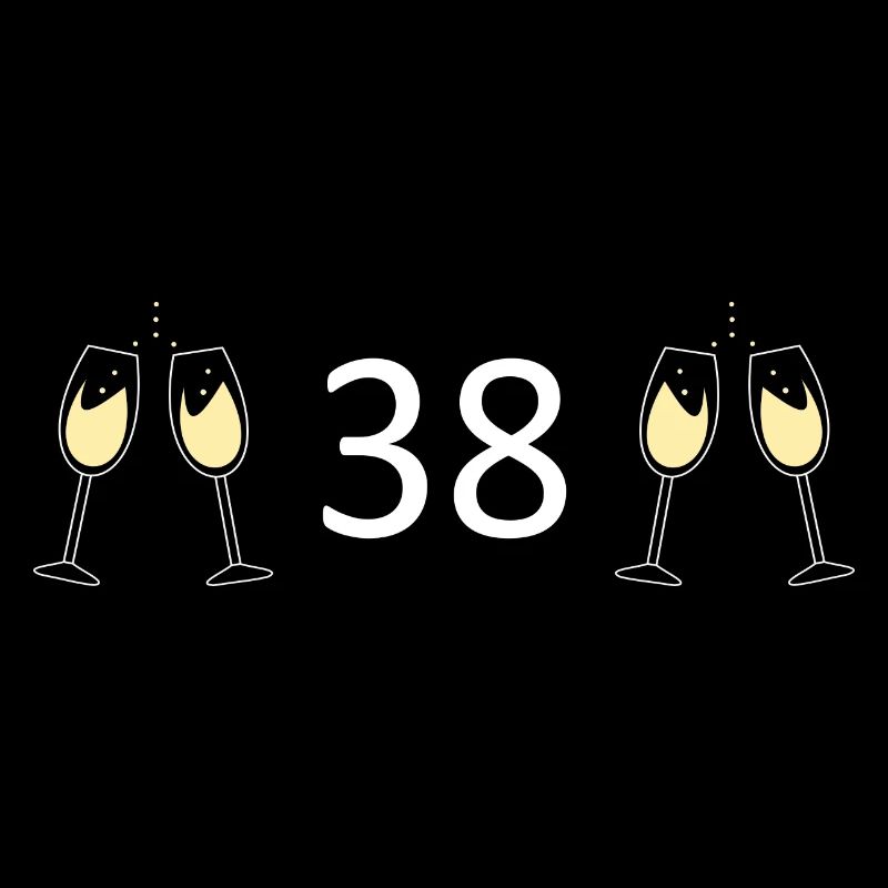 38e anniversaire 38 ans 38 ans numéro 38