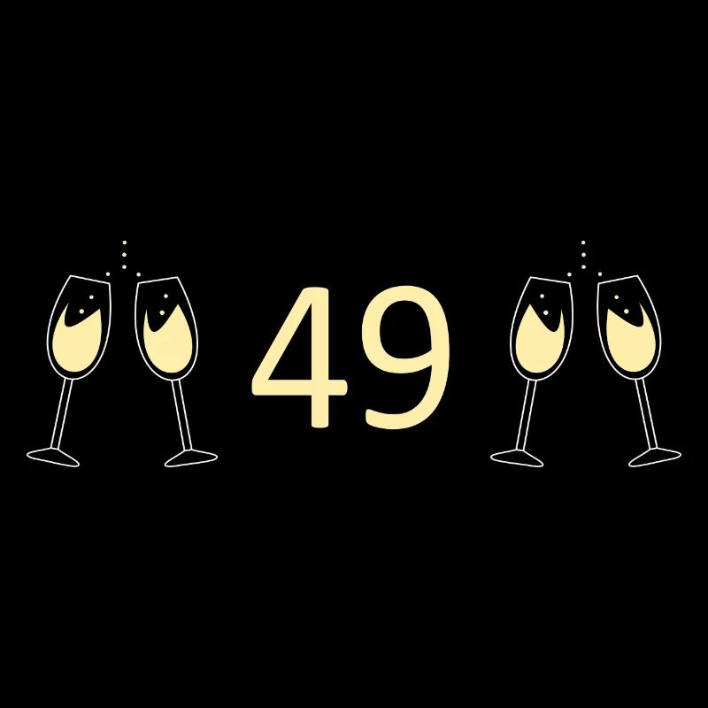 49e anniversaire 49 ans 49 ans numéro 49