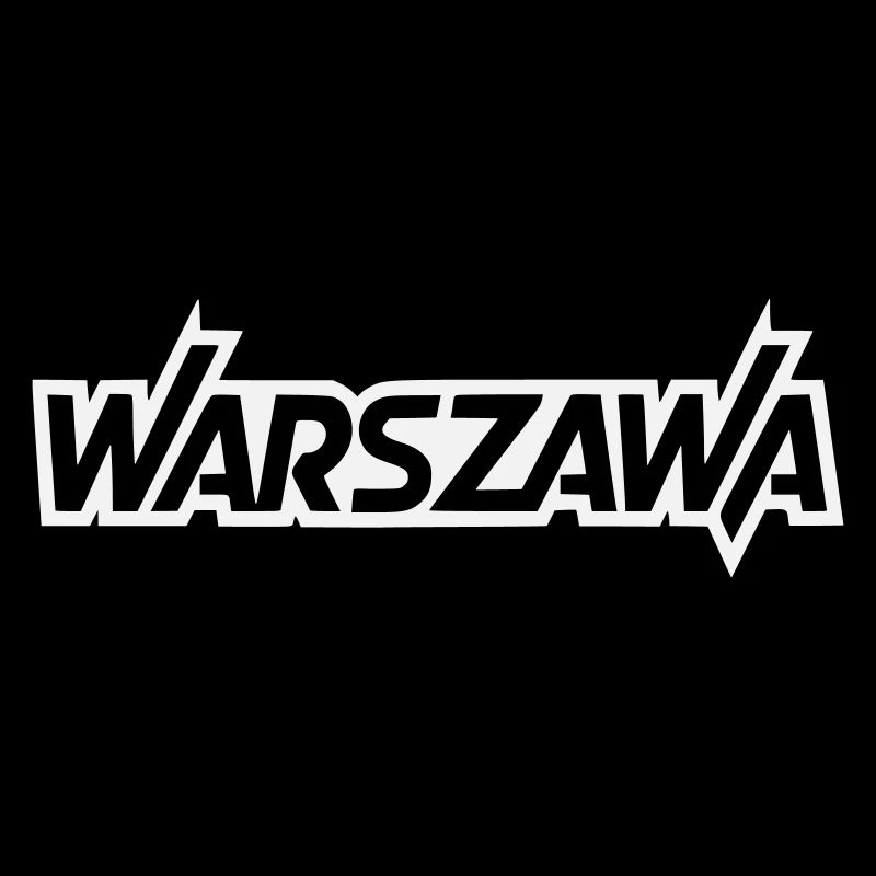Warszawa - Warschau Blockschrift