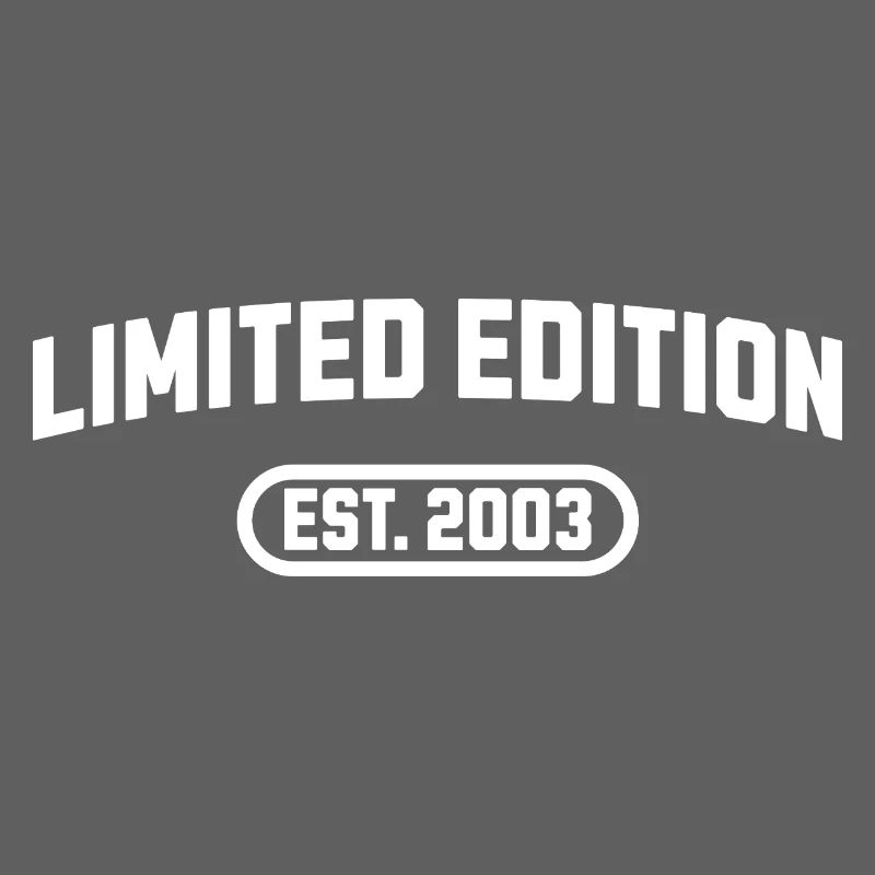 Édition limitée anniversaire 2003