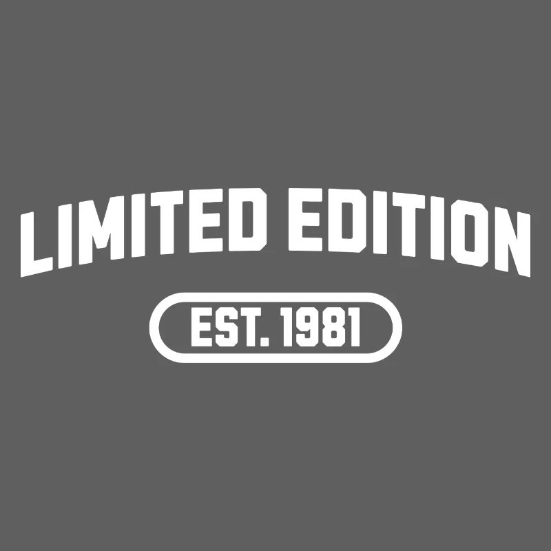 Édition limitée anniversaire 1981