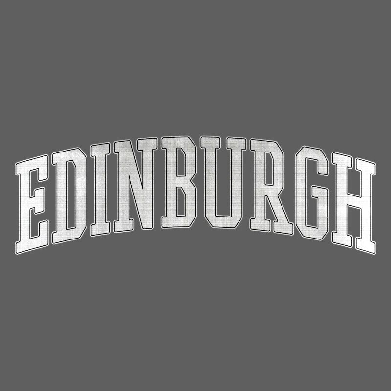 Edinburgh Varsity Bogen Schrift