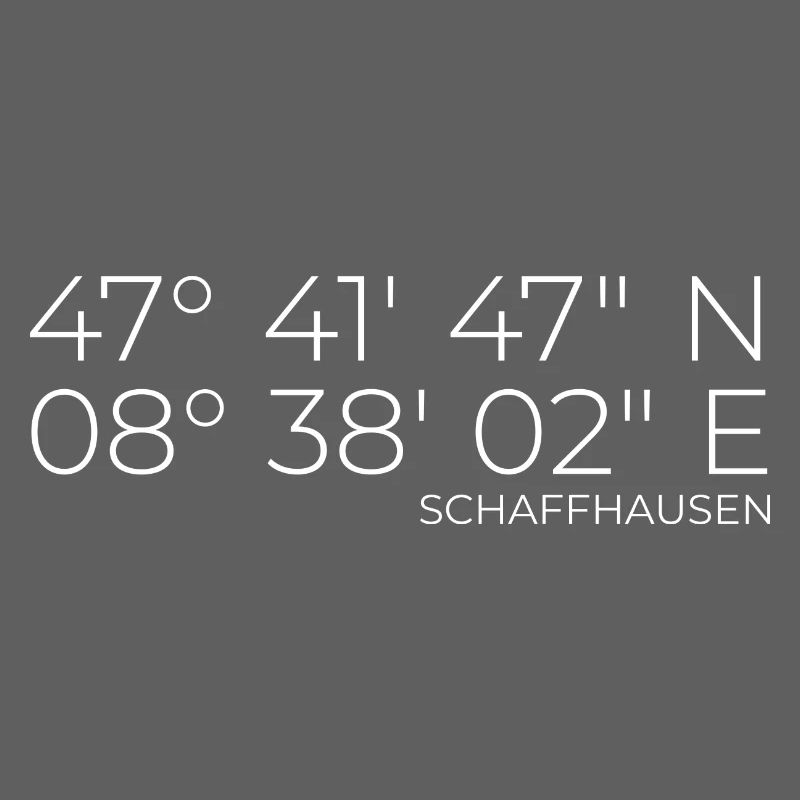 Coordinates Schaffhausen