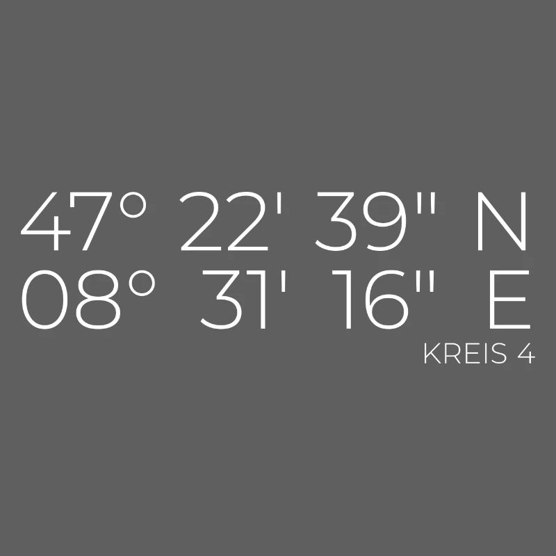 Coordinates Kreis 4 Zurich