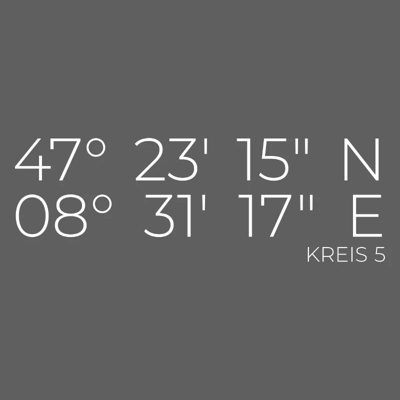Coordinates District 5 Zurich