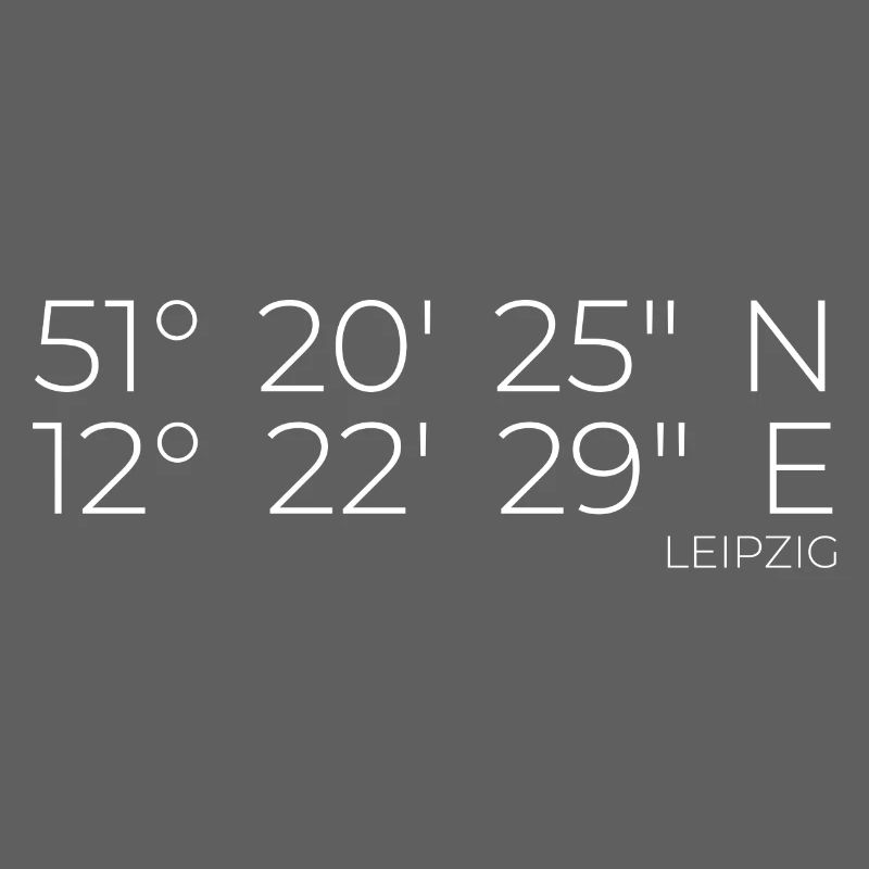 Coordinates Leipzig