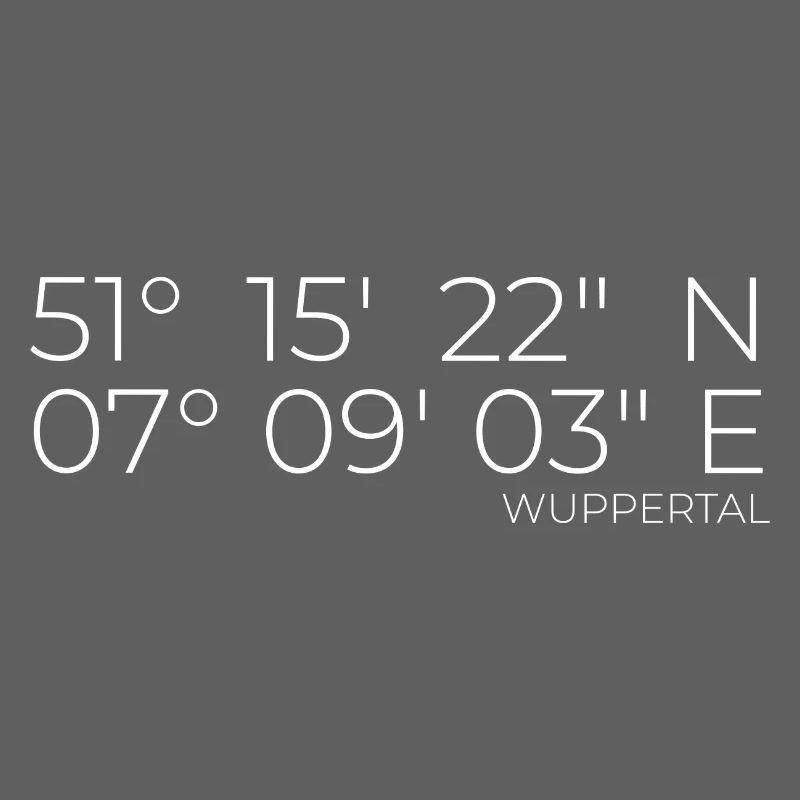 Coordinates Wuppertal