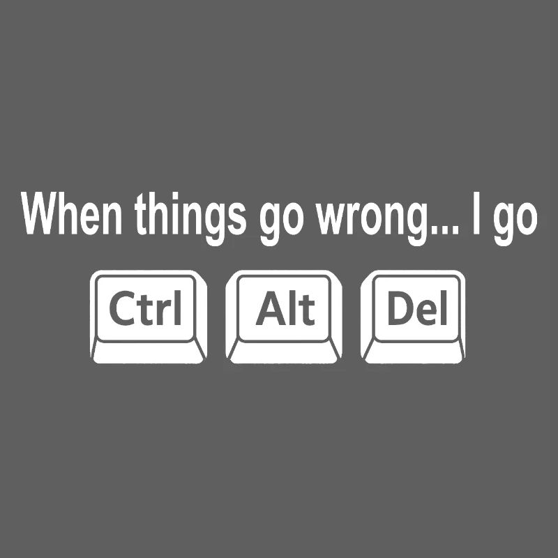 Programmer Keyboard Shortcut Nerd Humor