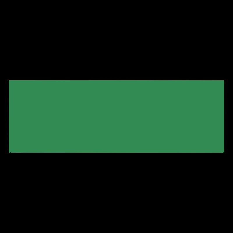 Abstract Green Rectangle Print