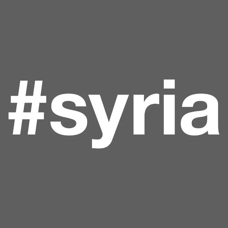 SYRIA Hashtag Syrien