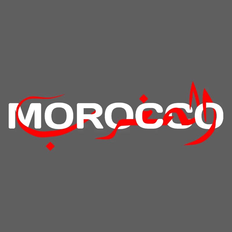Morocco My origin in Arabic letters