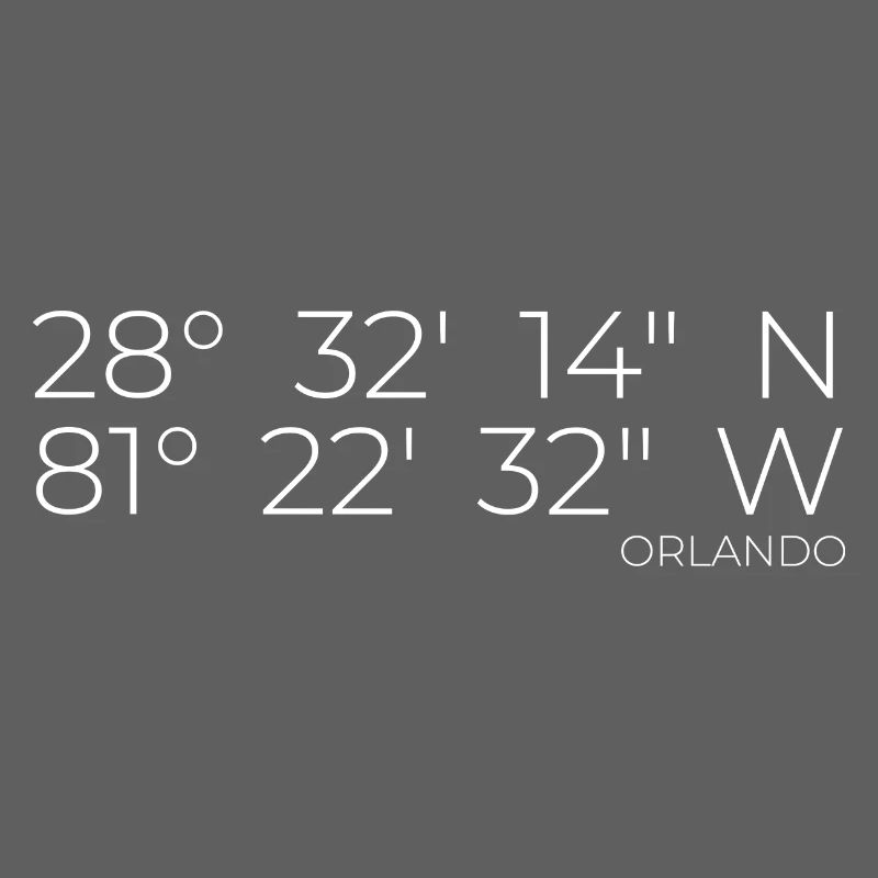 Coordinates Orlando Florida