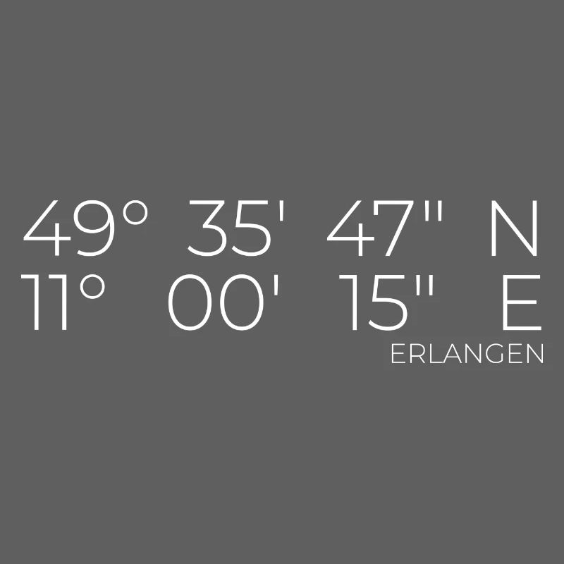 Coordinates Erlangen