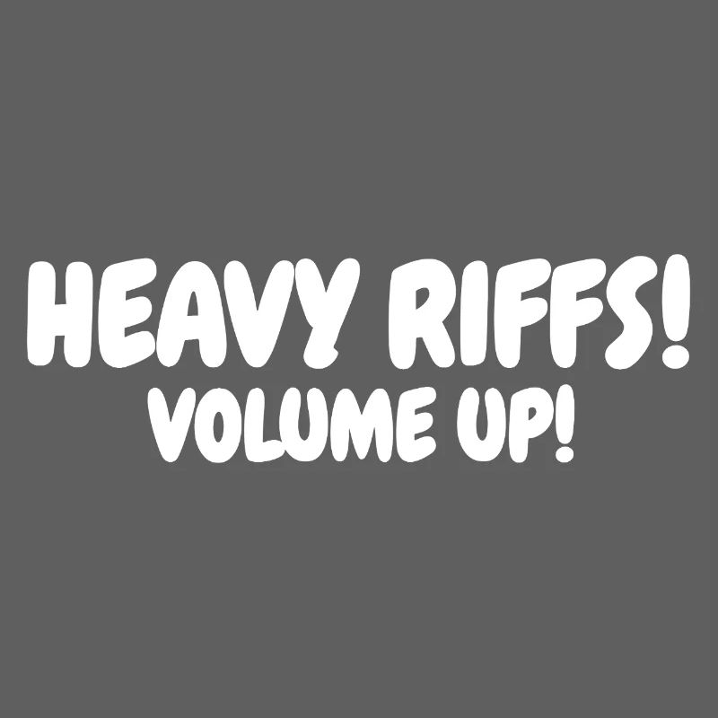 Riffs lourds Volume élevé