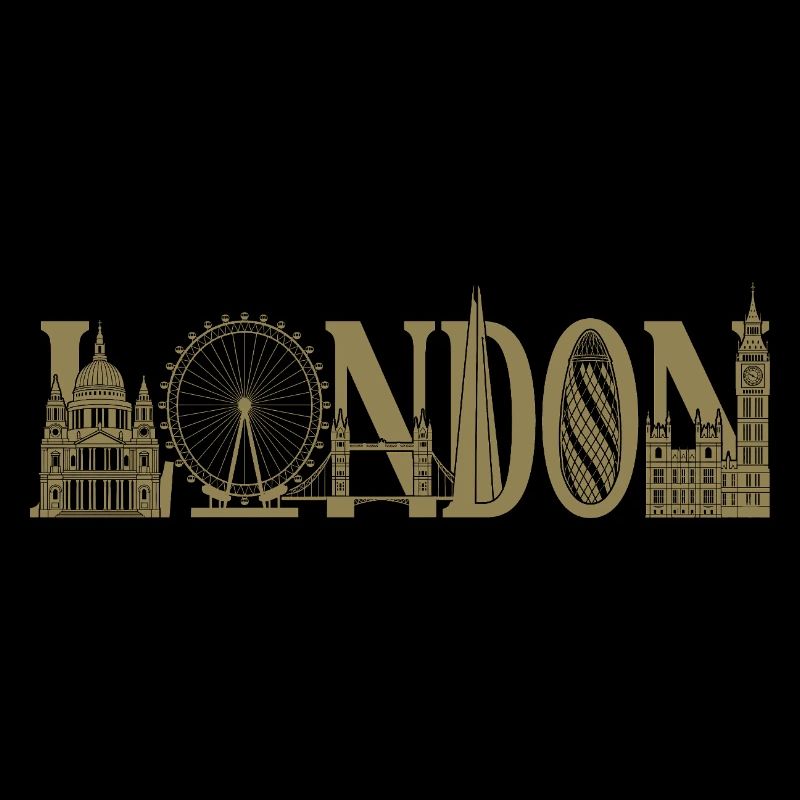 Londres Royaume-Uni, Angleterre Silhouette