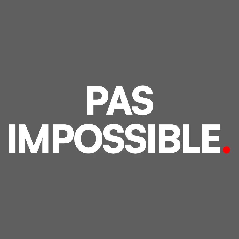 PAS IMPOSSIBLE | Expression humour minimaliste