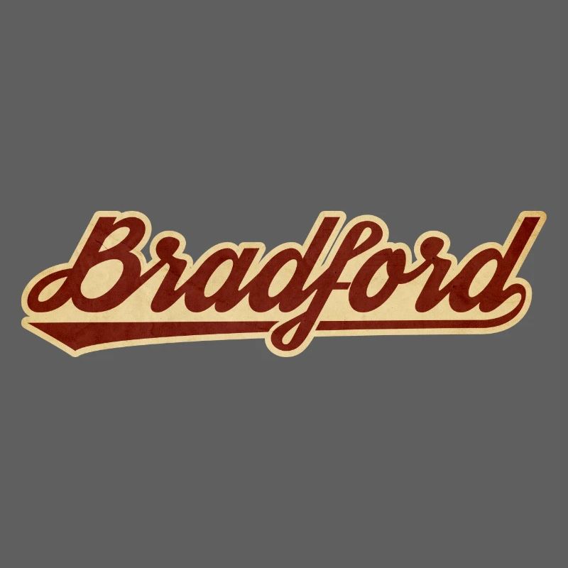 Bradford Vintage Script Logo