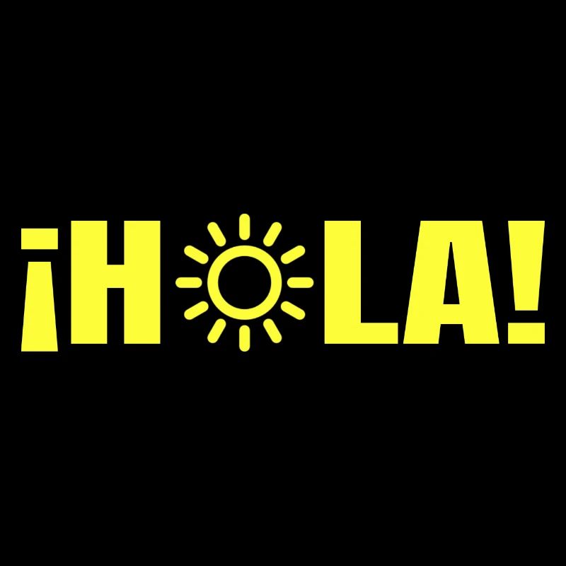 Hola Sun Glyphs Bold Tee