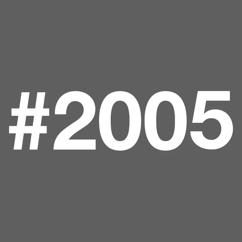 2005 Hashtag 21 ans 21 ans