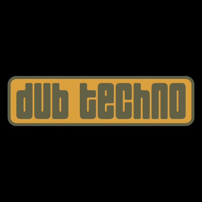 Dub Techno Retro Emblem