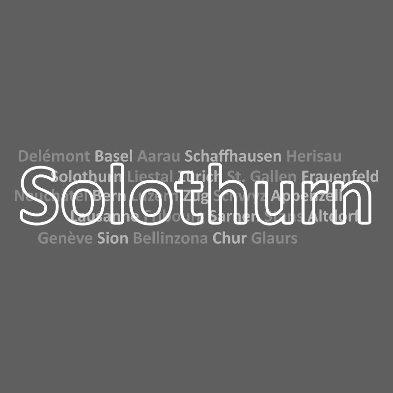 Schweizer Städte Solothurn