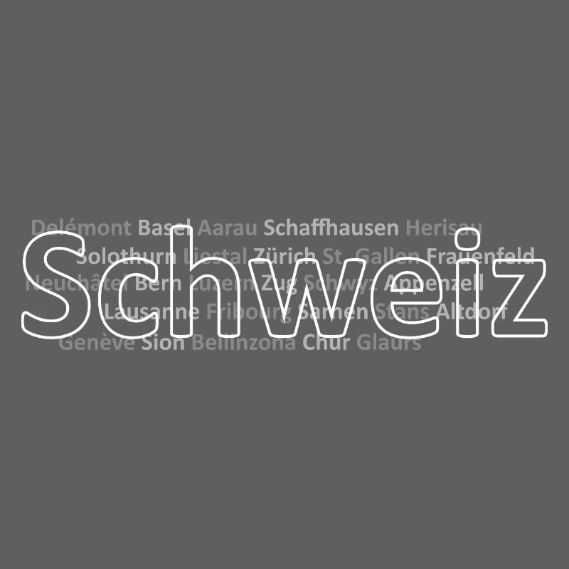 Schweizer Städte Schweiz