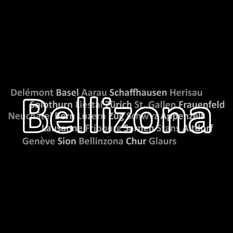 Schweizer Städte Bellizona