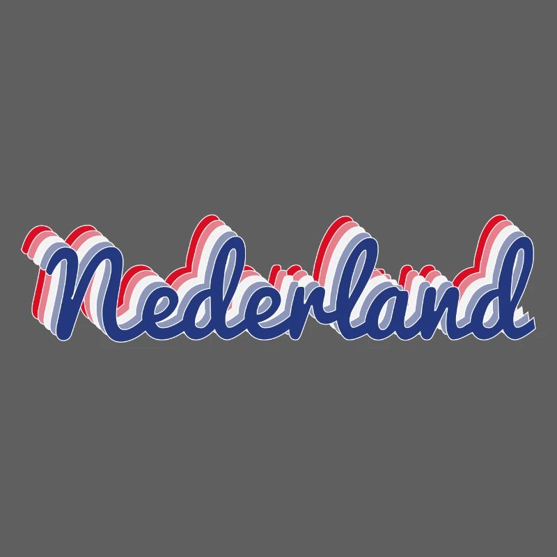 Couleurs du drapeau d’écriture des Pays-Bas