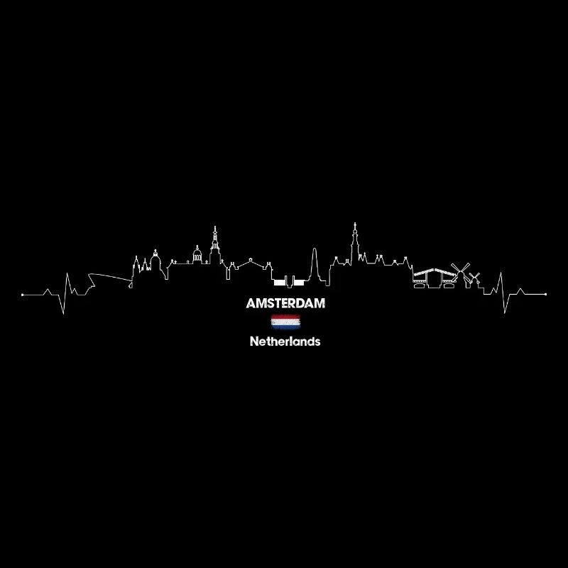 Abstract Geometric Mountain Range Design