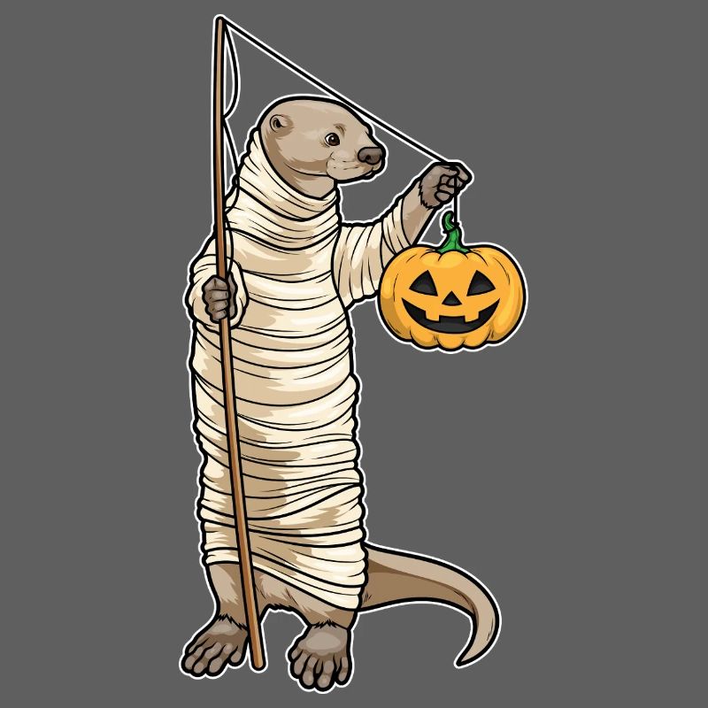 Otter Halloween Angeln