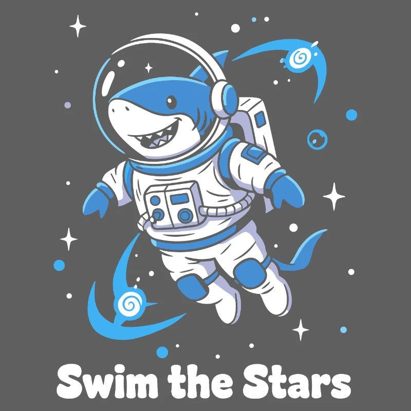 Astronaute requin de l’espace