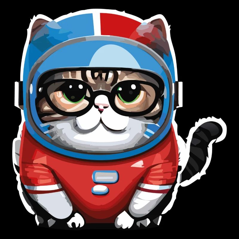 Katze Weltraum, astronaute de Space Cat