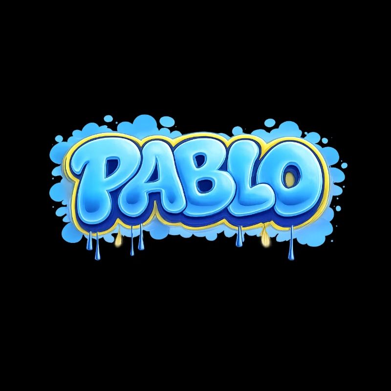PABLO GRAFFITI NAME FOR PERFECT GIFT PRINTABLE