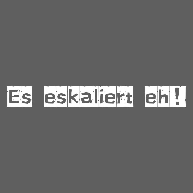 It's escalating anyway!