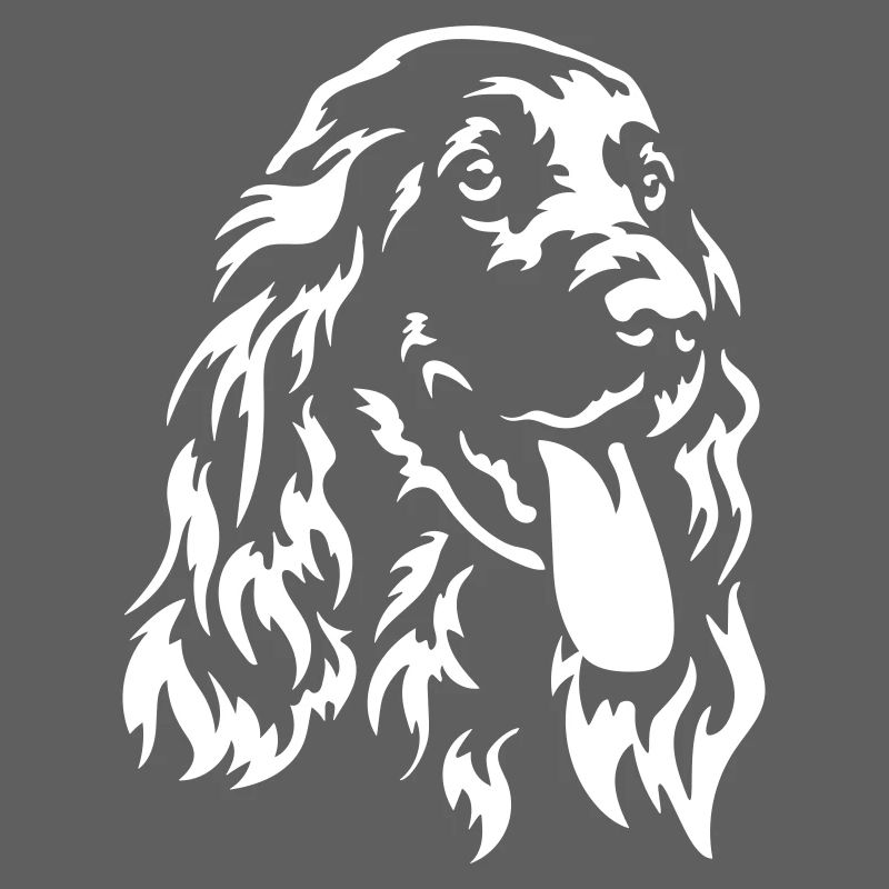 Cocker Spaniel Kopf "Black Edition"