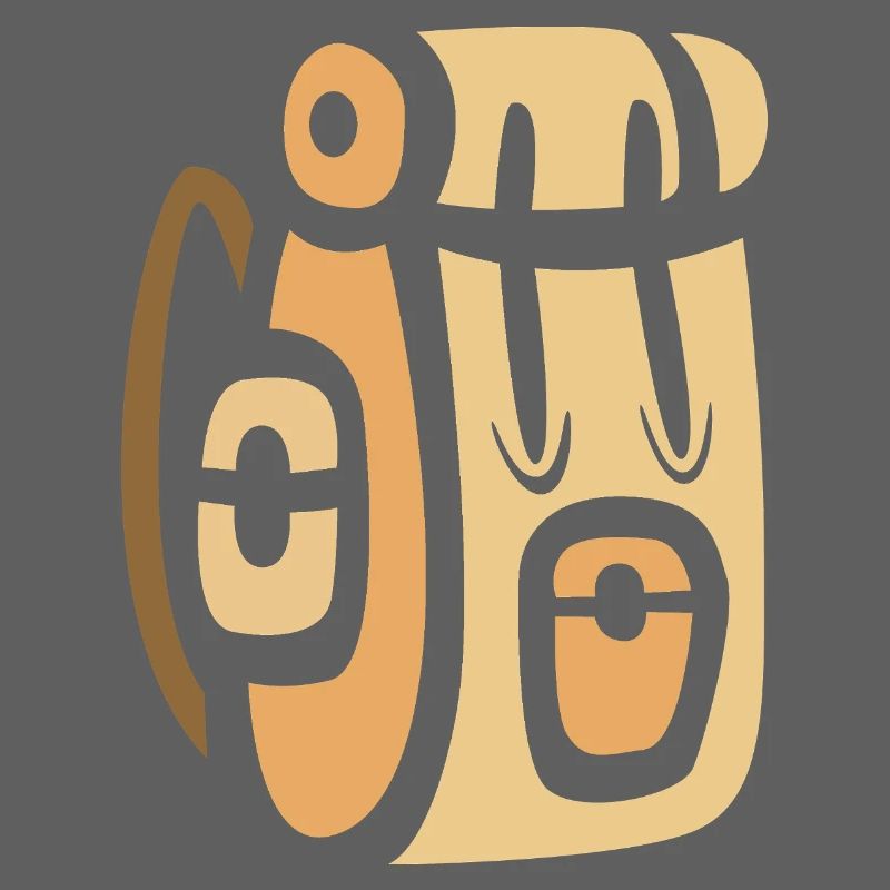 Camping Backpack Cartoon Design
