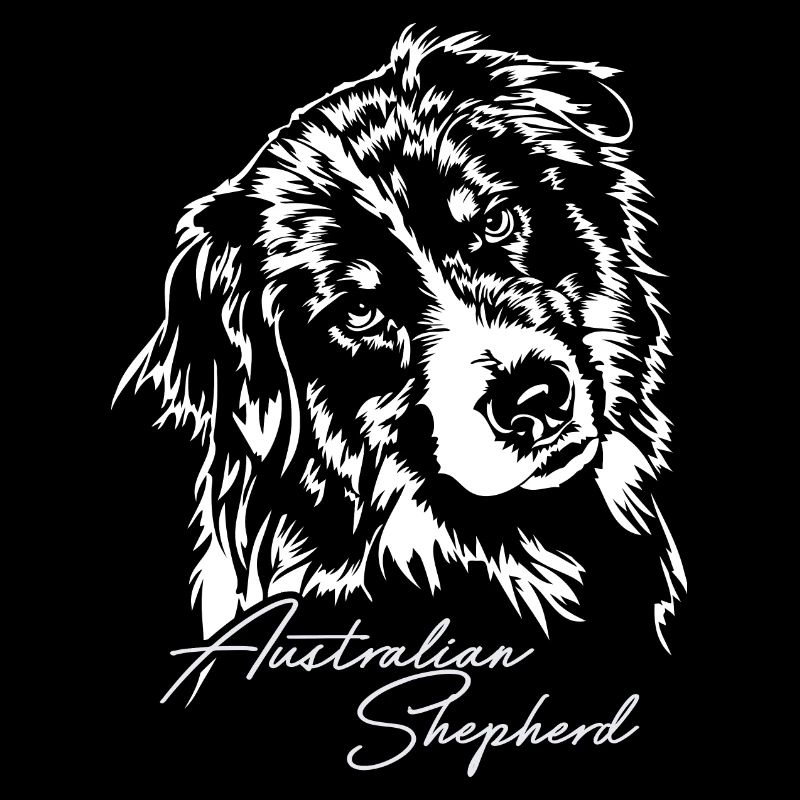 BERGER AUSTRALIEN Aussie Dogs Portrait Wilsigns