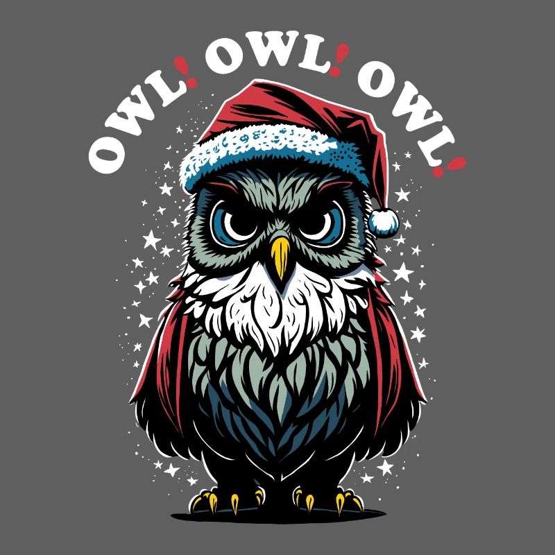 Weihnachtsmann Eule