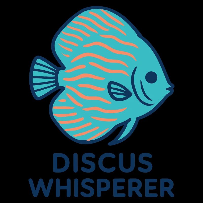 Passionate about Blue and Orange Discus Fish