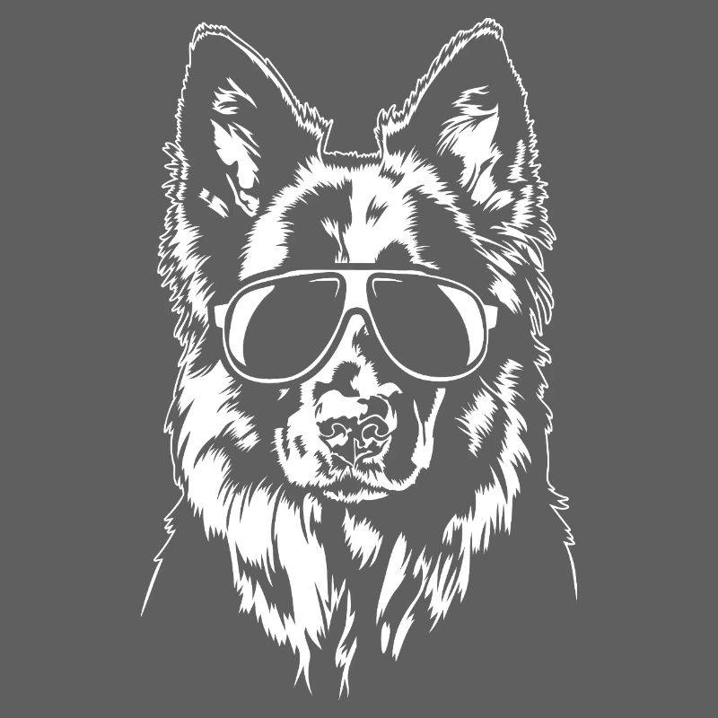 Deutscher Schäferhund cool Hunde Portrait Wilsigns