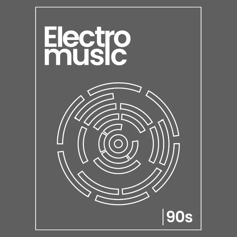 Electro Maze 90s Techno Tee