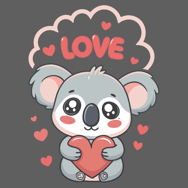 Koalaherz Liebe süß