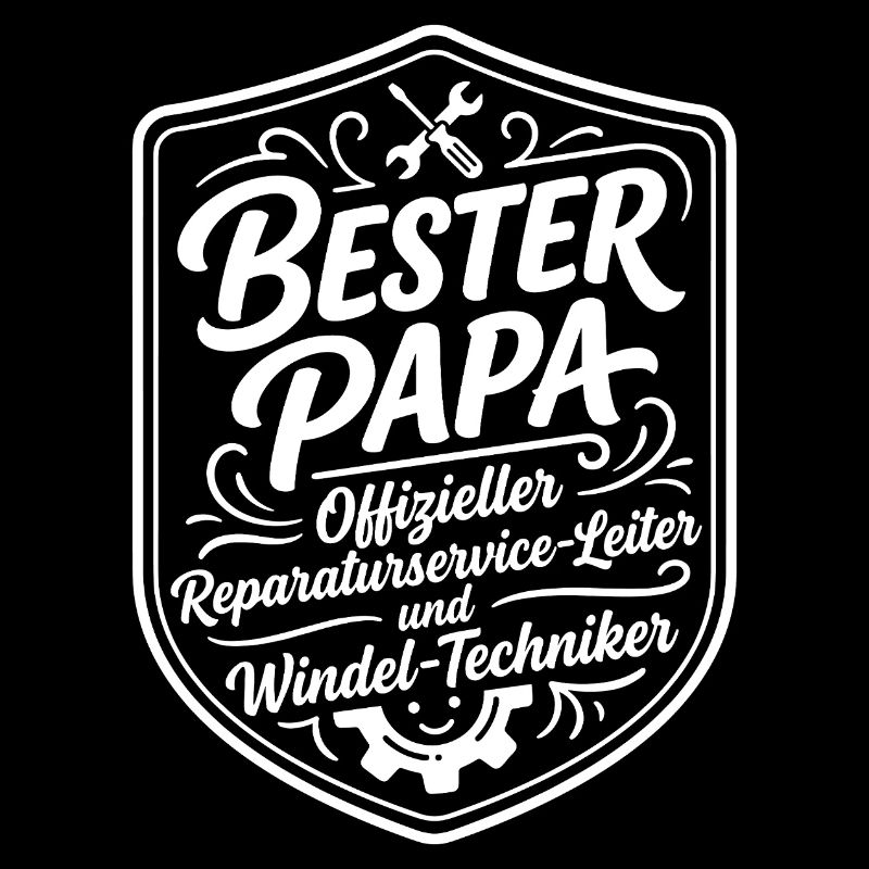 Stolzer Papa Kinder Held Humor