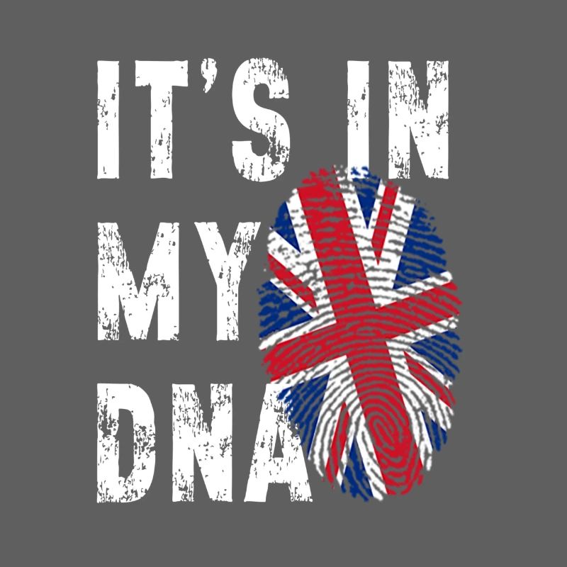 C’EST DANS MON ADN Drapeau britannique Angleterre Royaume-Uni Grande-Bretagne