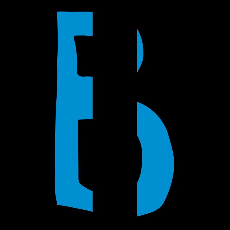 Buchstabe B Comic Cartoon