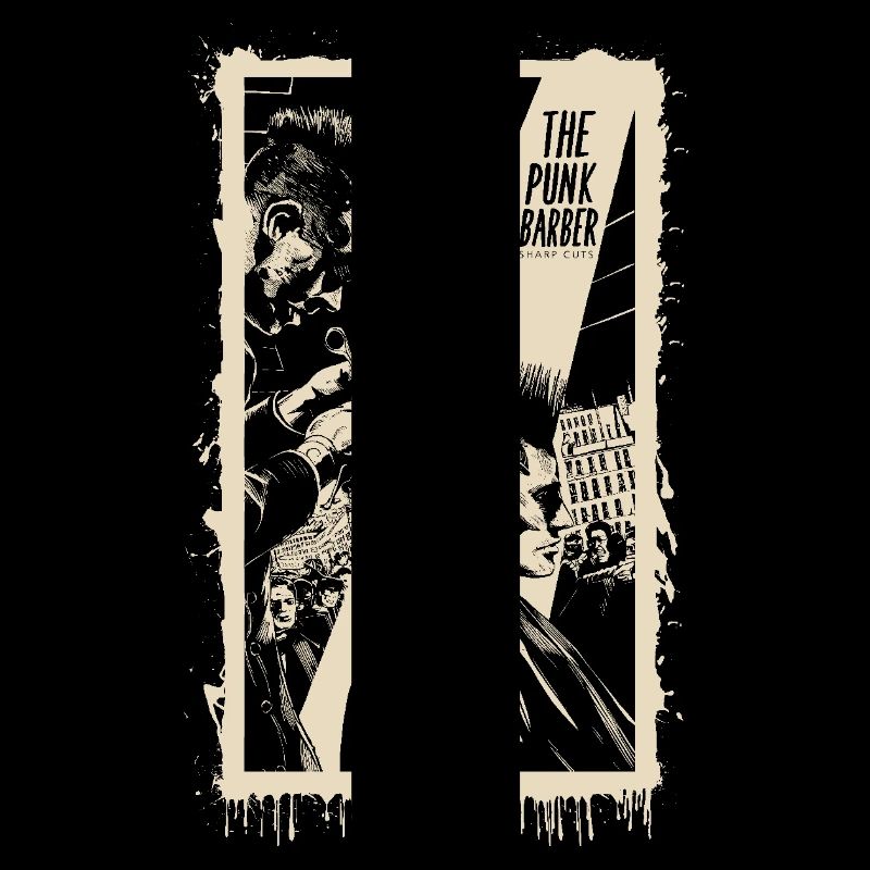 Punk Barber scharfe Schnitte