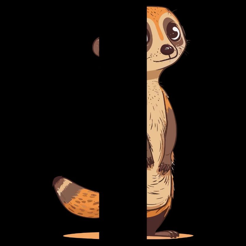 süßes Erdmännchen